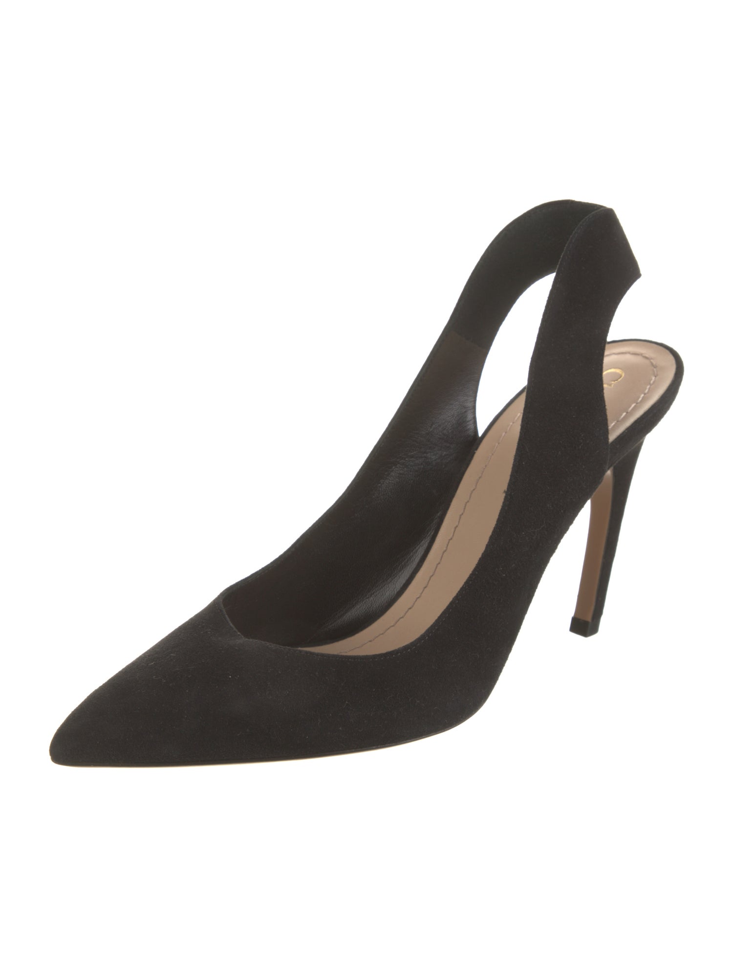 Christian Dior Suede Slingback Pumps