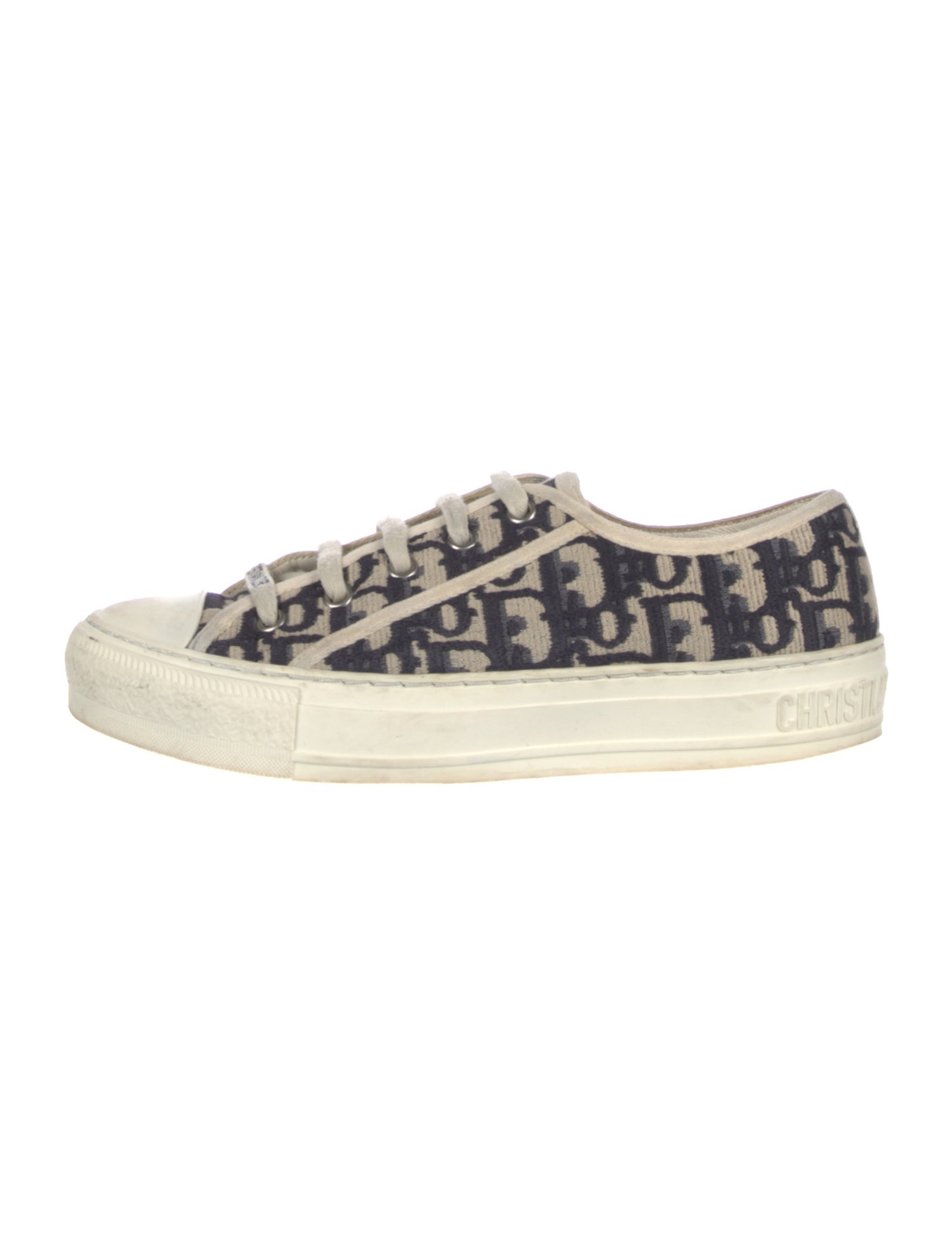 Christian Dior Oblique Jacquard Canvas Sneakers