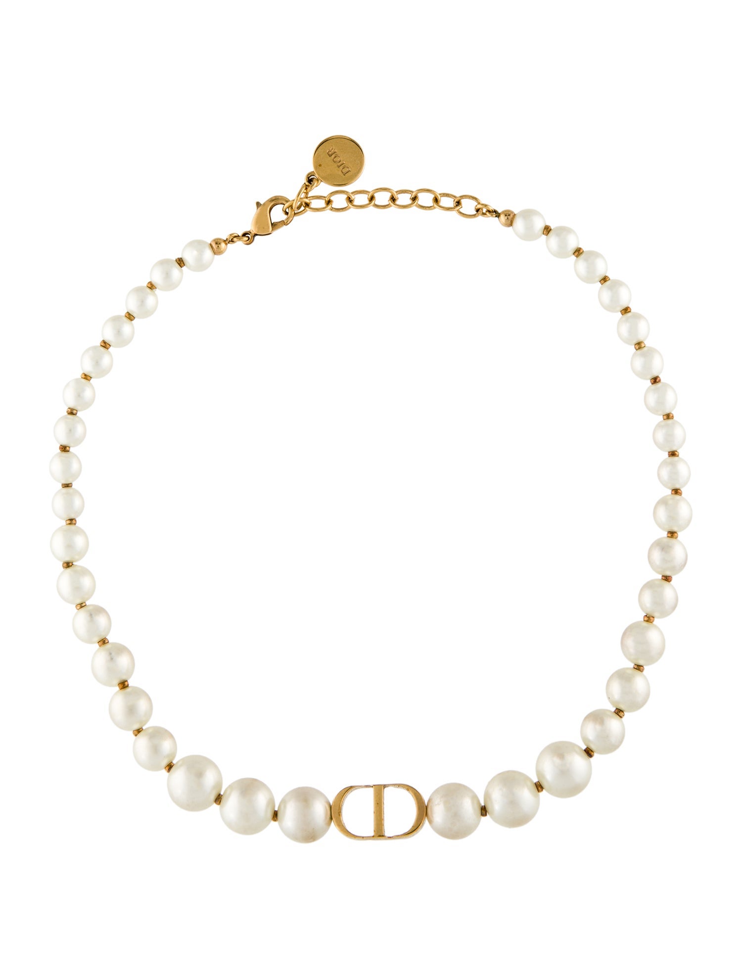Christian Dior 30 Montaigne Short Necklace