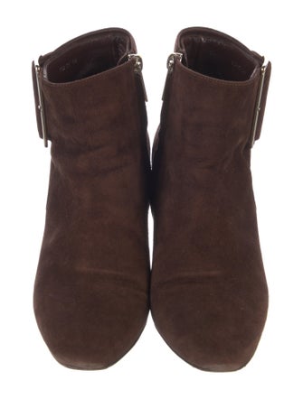 Christian Dior Cannage Pattern Suede Boots