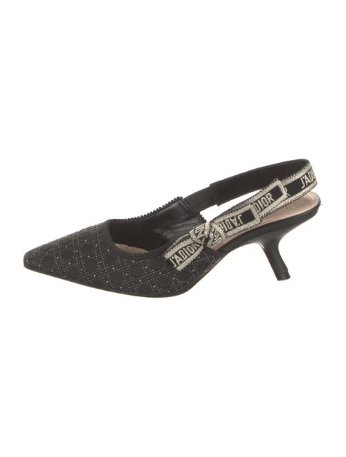 Christian Dior J'Adior Microcannage Neoprene Slingback Pumps
