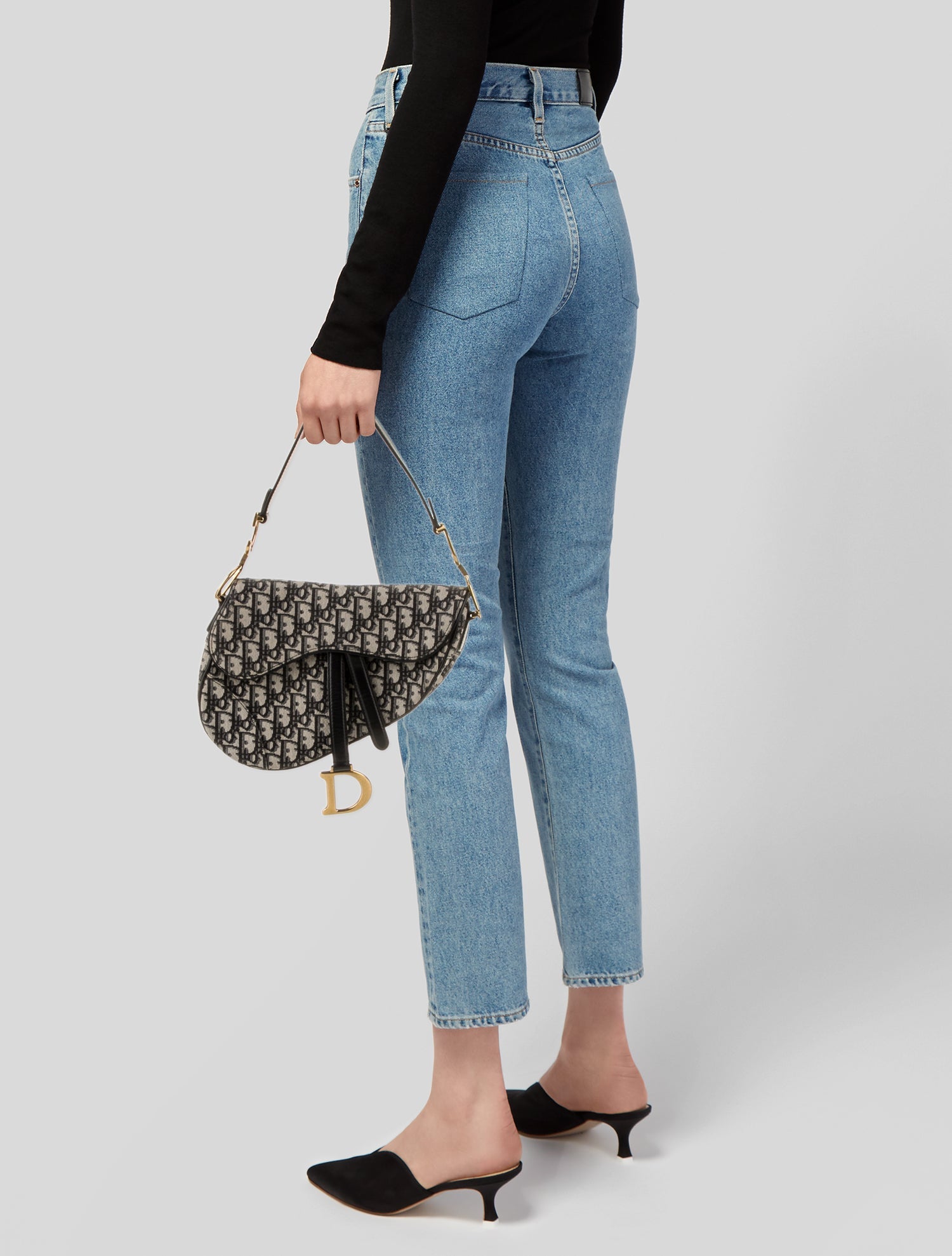 Christian Dior Oblique Jacquard Saddle