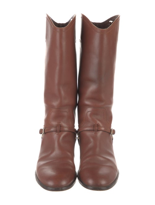 Christian Dior Leather Riding Boots