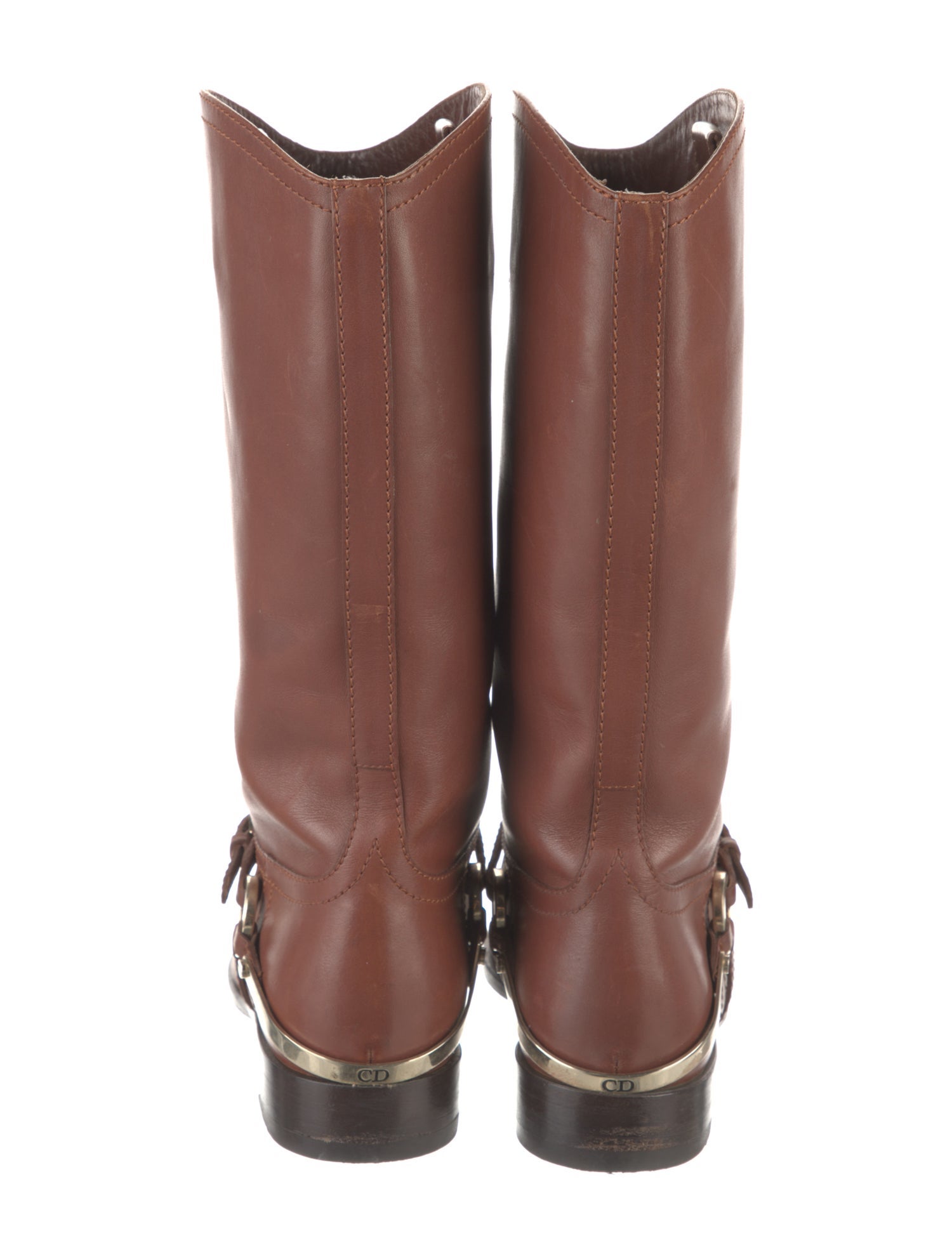 Christian Dior Leather Riding Boots