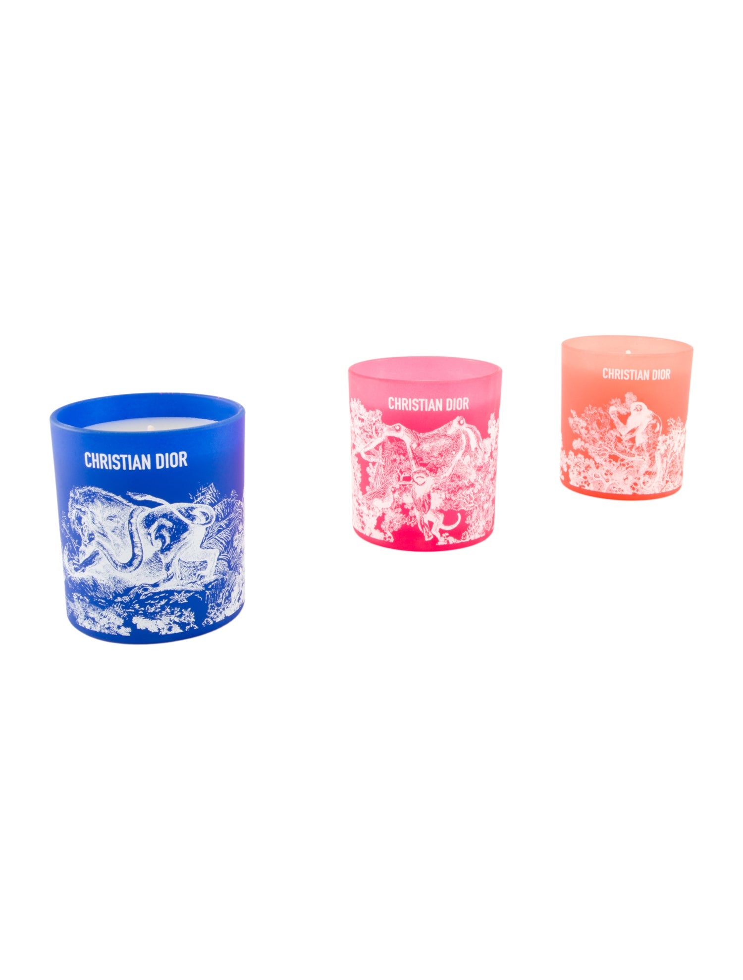 Christian Dior 3-Piece Toile de Jouy Dioriviera Scented Candle Set