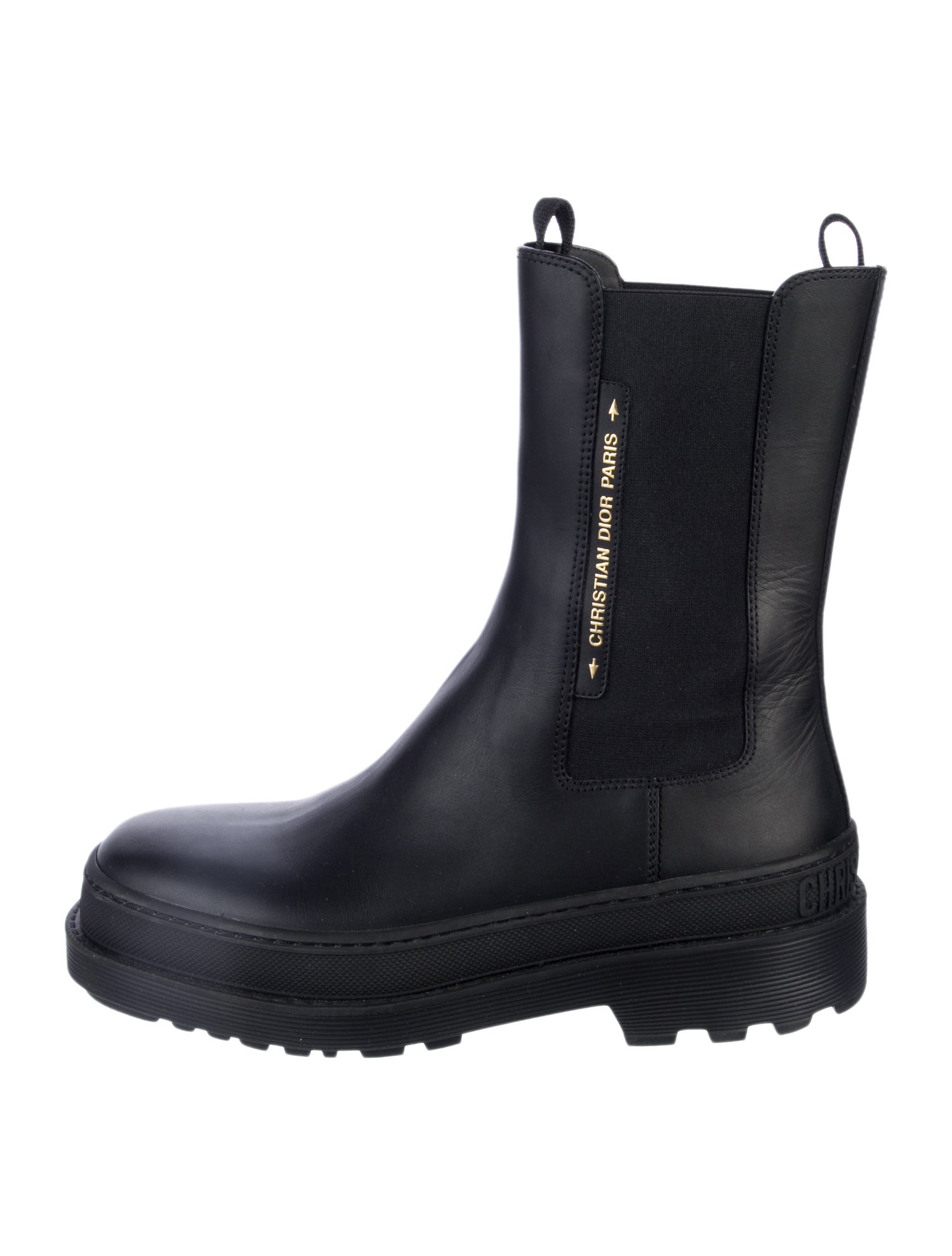 Christian Dior Leather Chelsea Boots