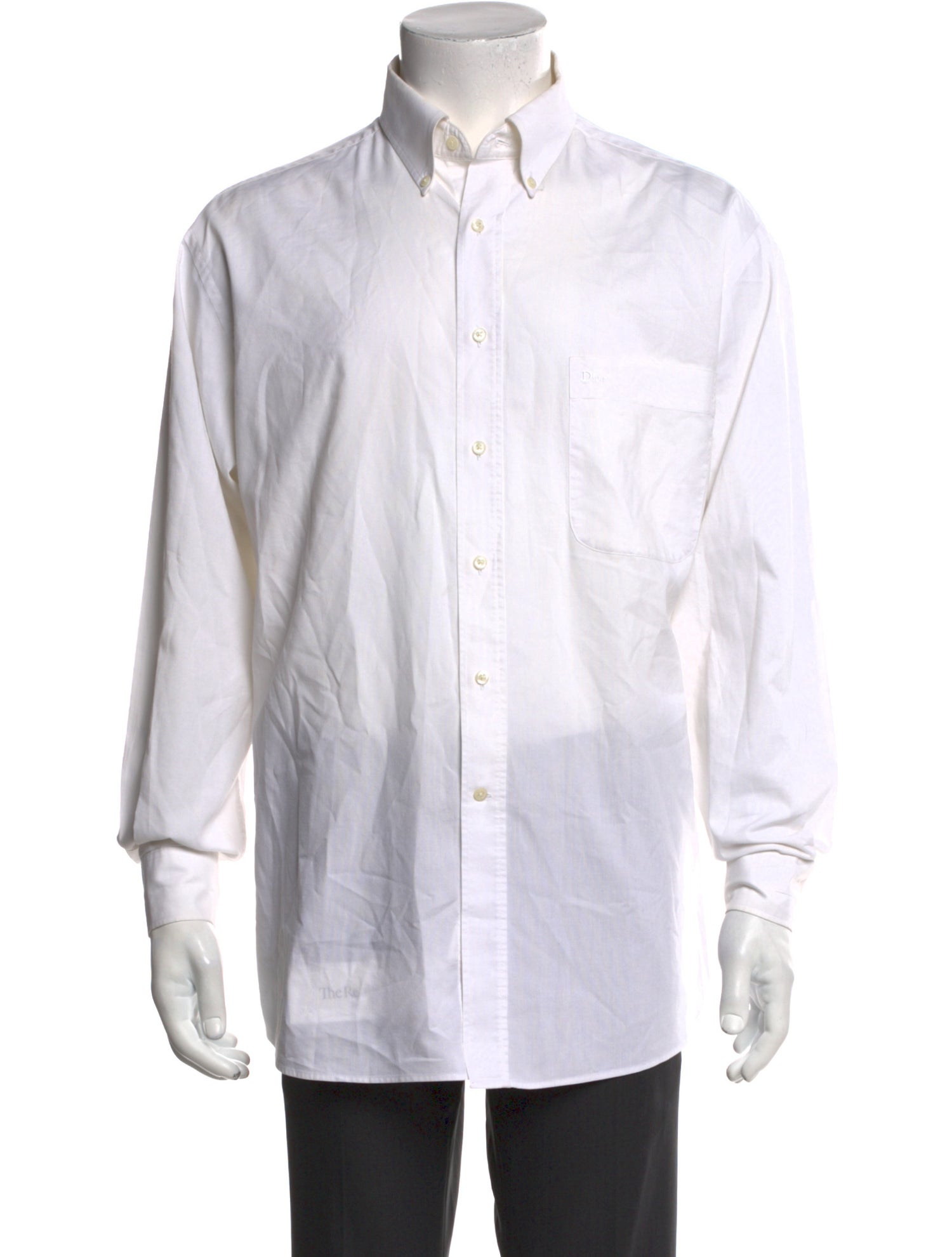 Christian Dior Vintage Long Sleeve Dress Shirt