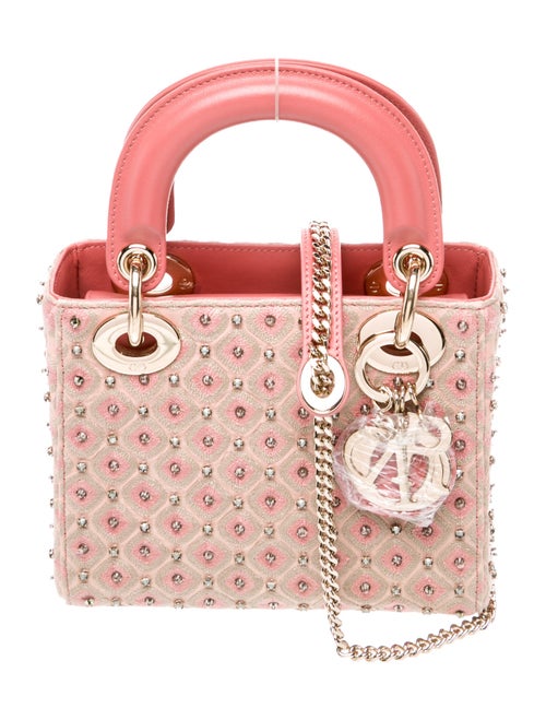 Christian Dior Canvas Lady Dior Mini 2022