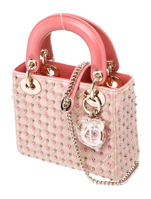 Christian Dior Canvas Lady Dior Mini 2022