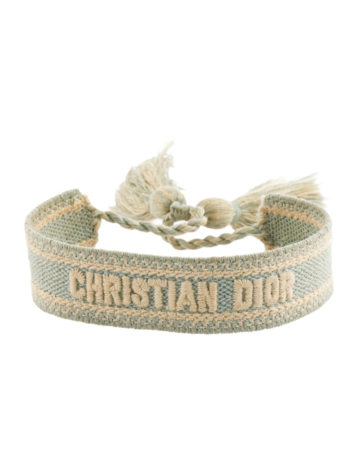 Christian Dior Thead Woven Friendship Bangle Bracelet