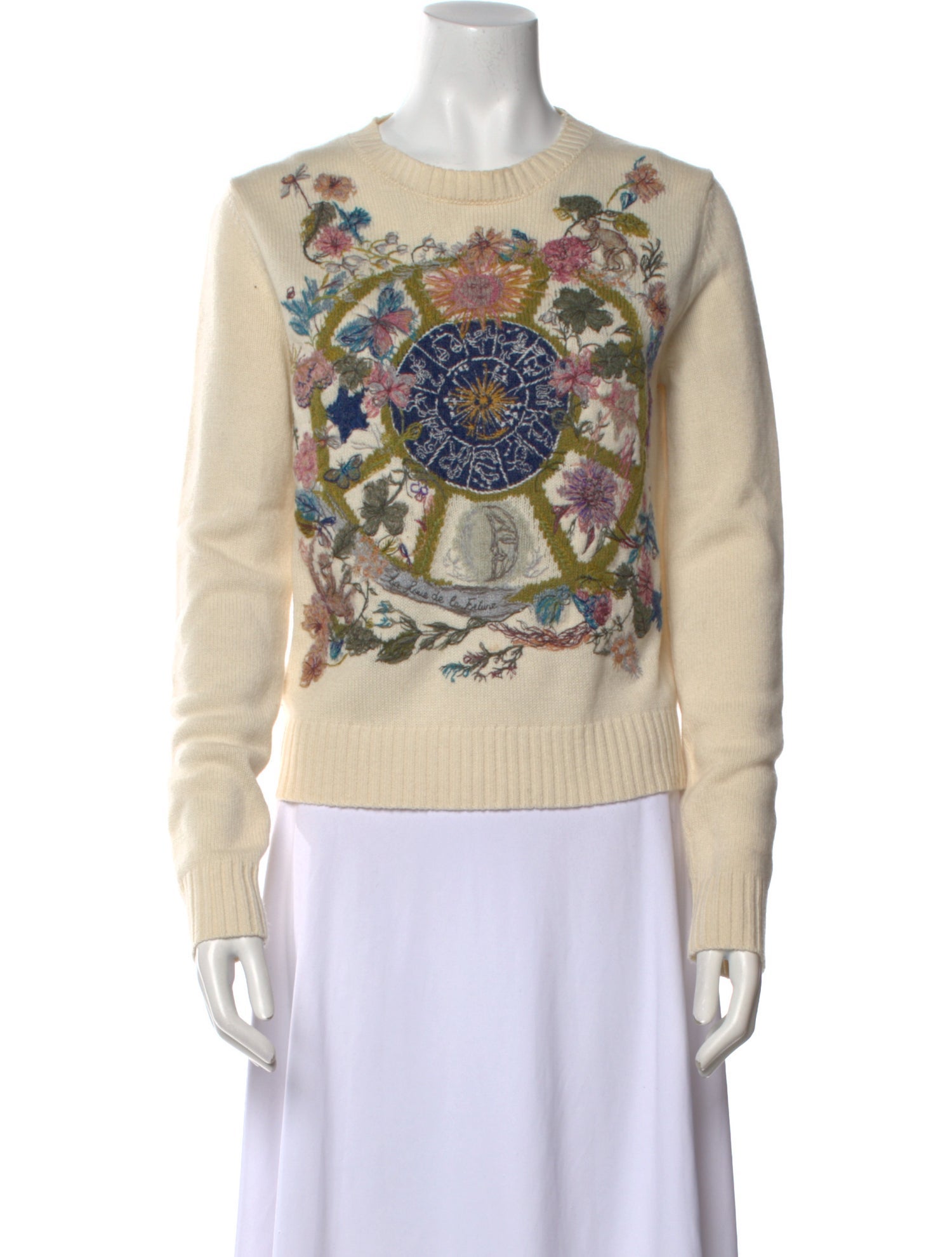 Christian Dior Cashmere Printed Sweater