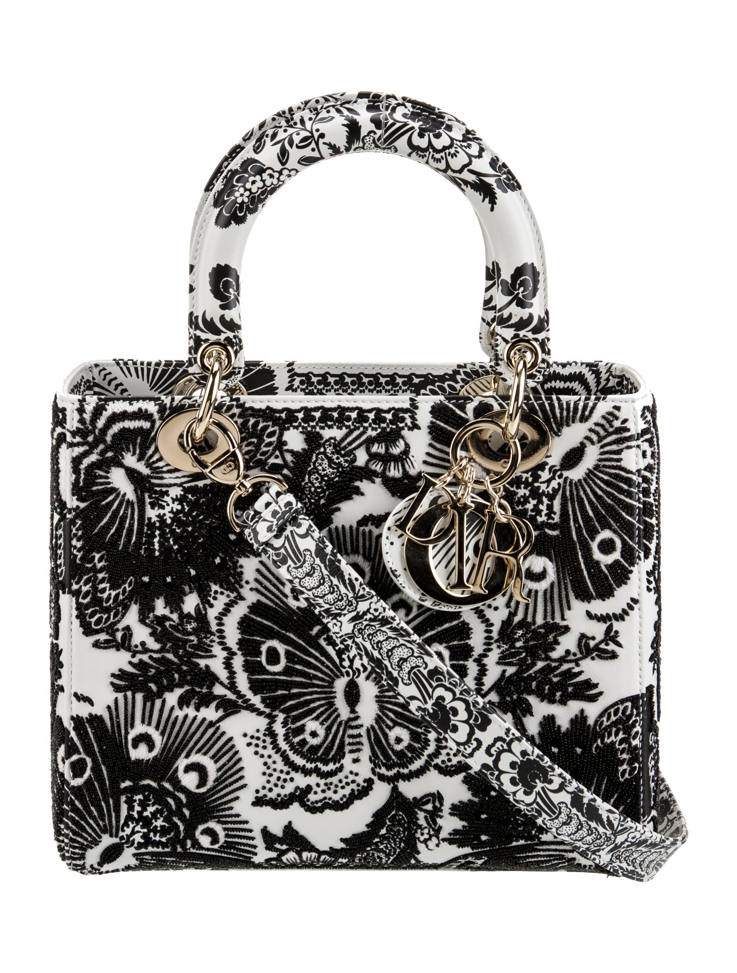 Christian Dior Leather Lady Dior Medium