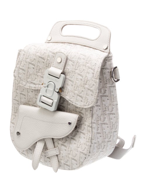 Christian Dior Leather Oblique Saddle Mini