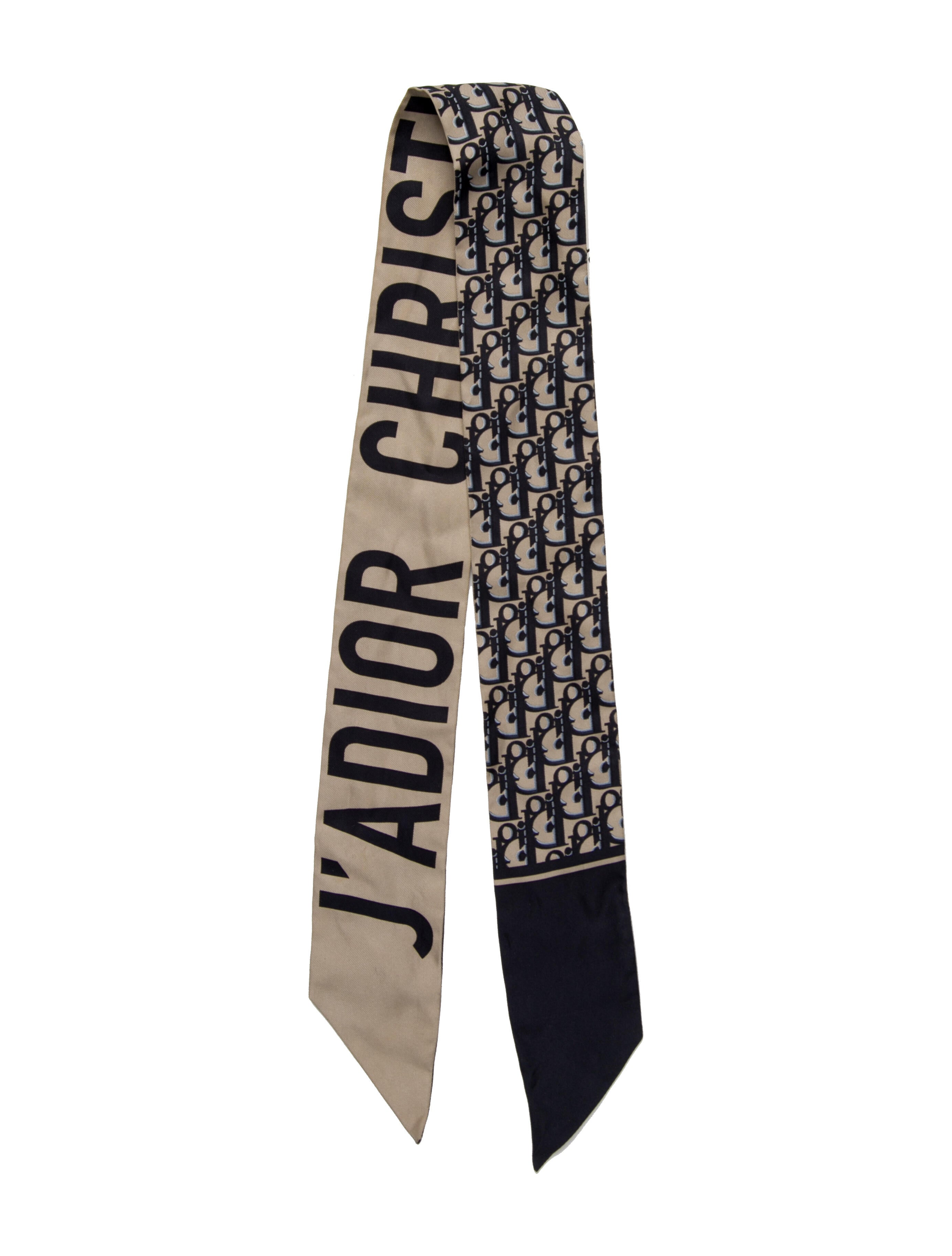 Christian Dior Silk Printed Bandeau