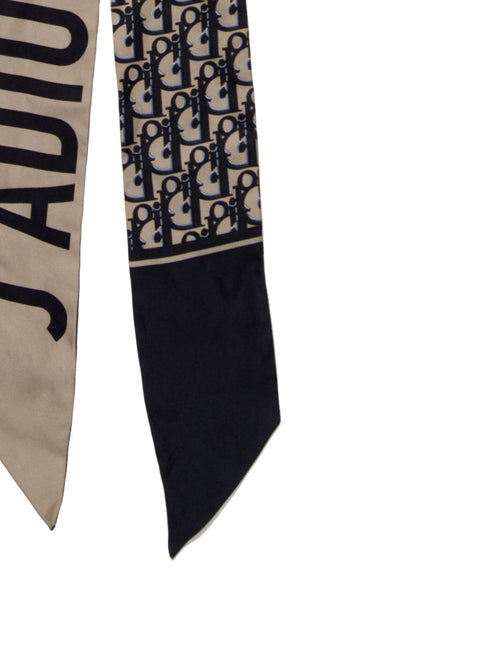 Christian Dior Silk Printed Bandeau