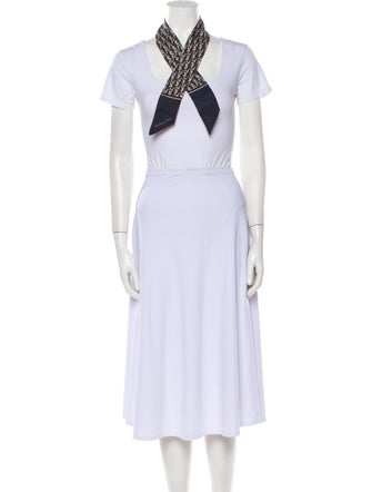 Christian Dior Silk Printed Bandeau