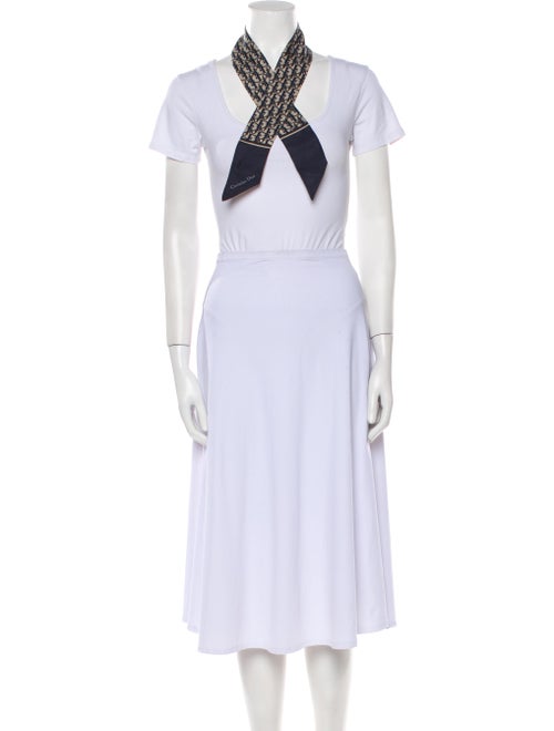 Christian Dior Silk Printed Bandeau