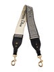 Christian Dior black pattern print bag strap