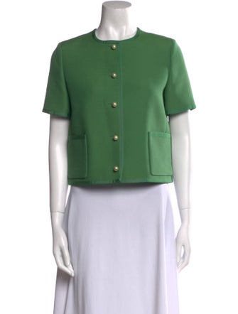 Christian Dior Wool Crew Neck Top