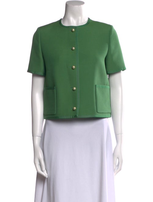 Christian Dior Wool Crew Neck Top