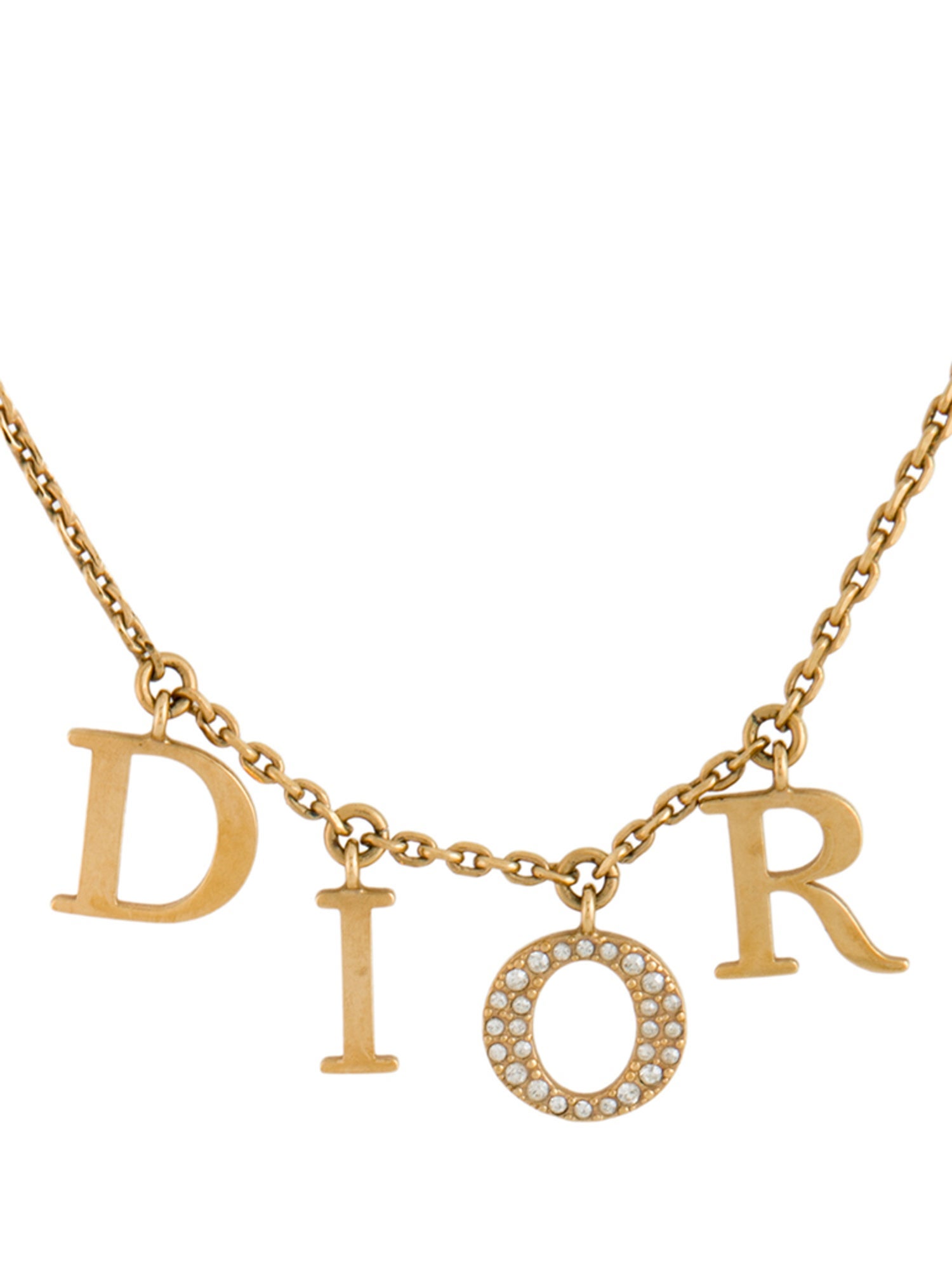 Christian Dior Crystal Dio(r)evolution Station Necklace