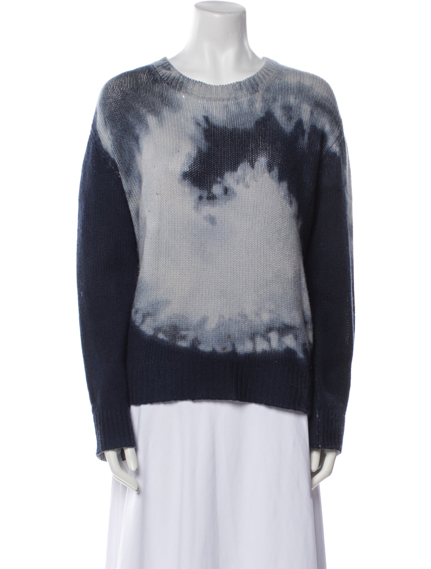 Christian Dior Cashmere Tie-Dye Print Sweater