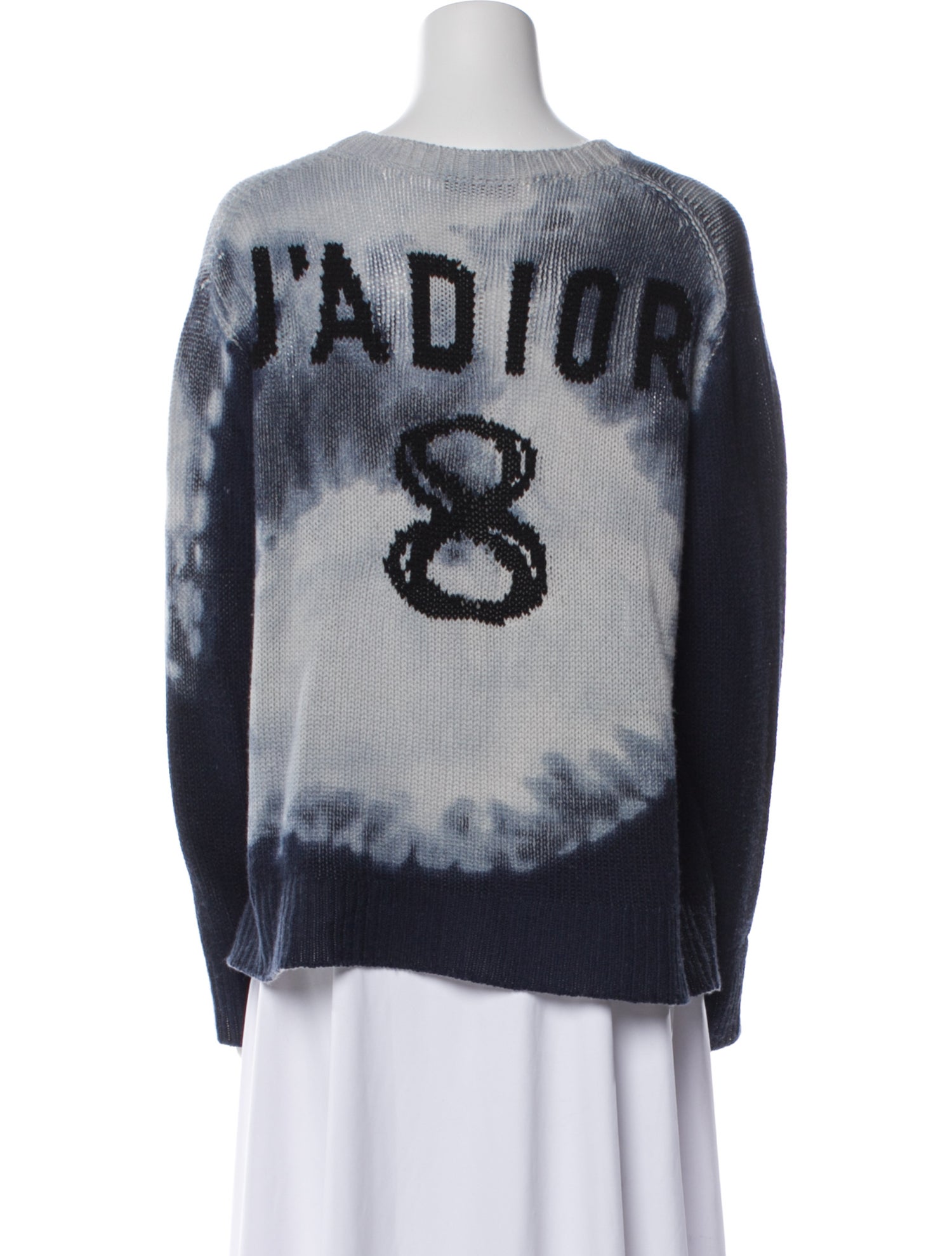 Christian Dior Cashmere Tie-Dye Print Sweater