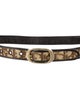 Christian Dior Diorissimo Pattern Skinny Belt