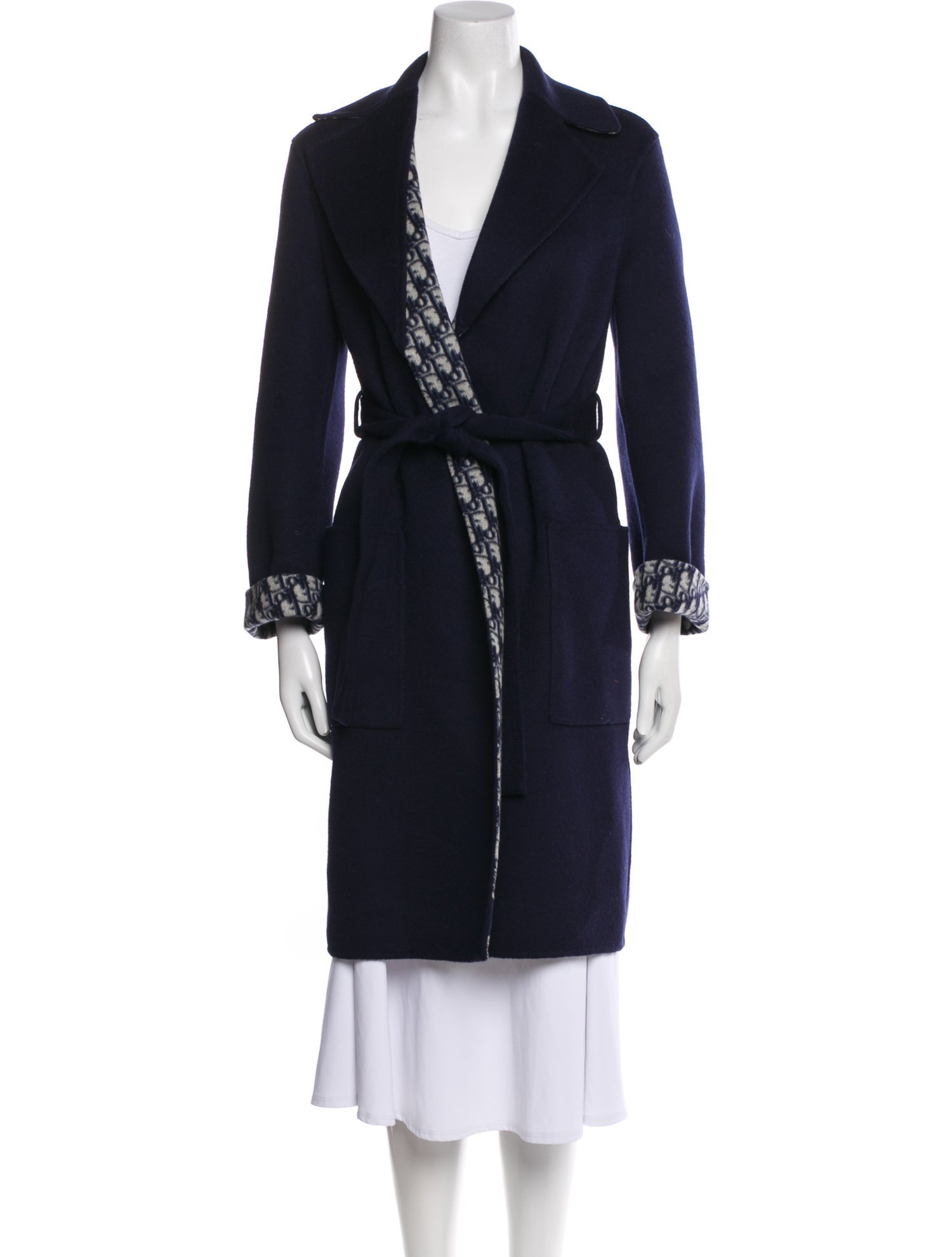 Christian Dior Virgin Wool Trench Coat