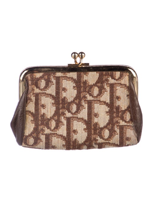 Christian Dior Canvas Printed Wallet