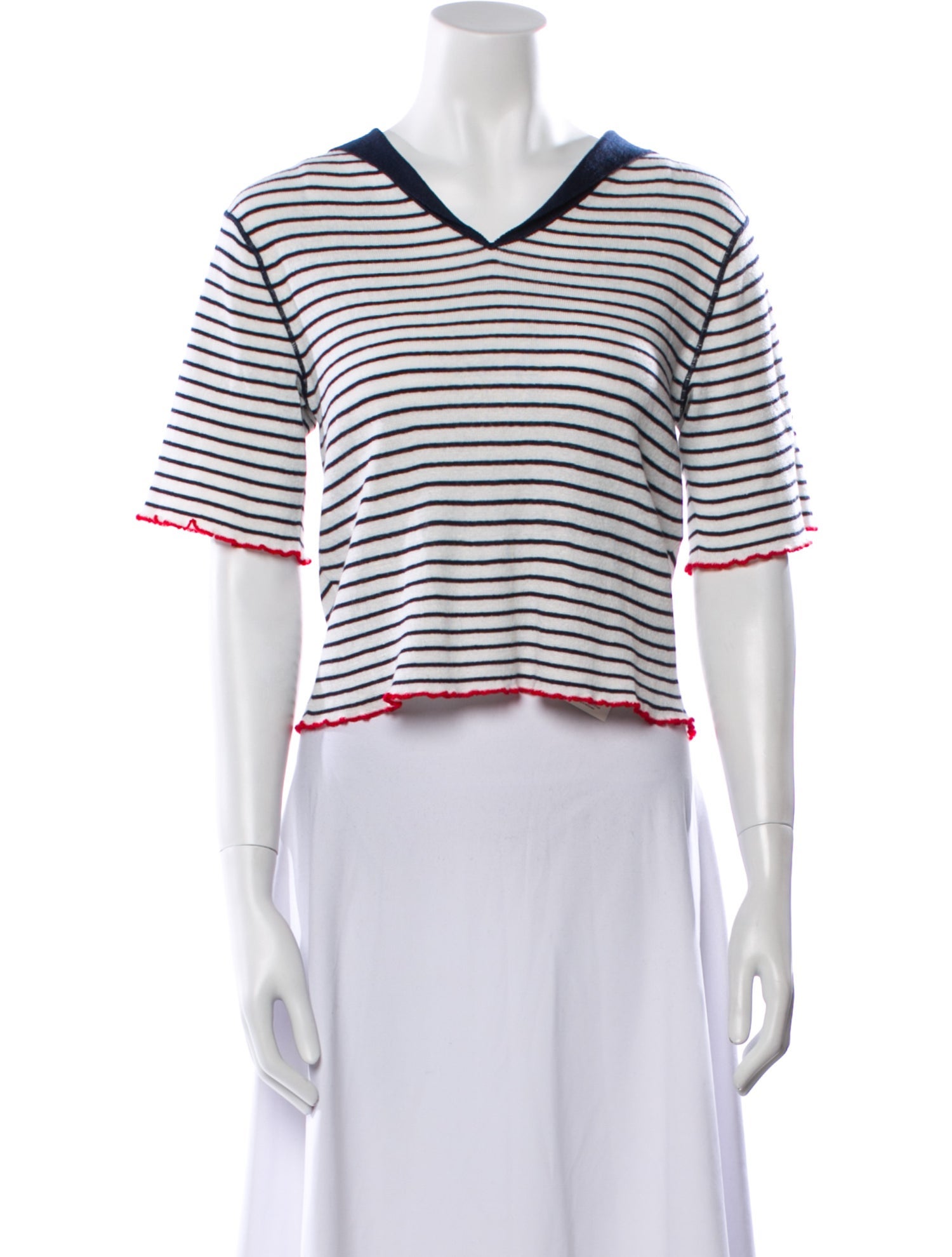 Christian Dior Linen Striped Sweater