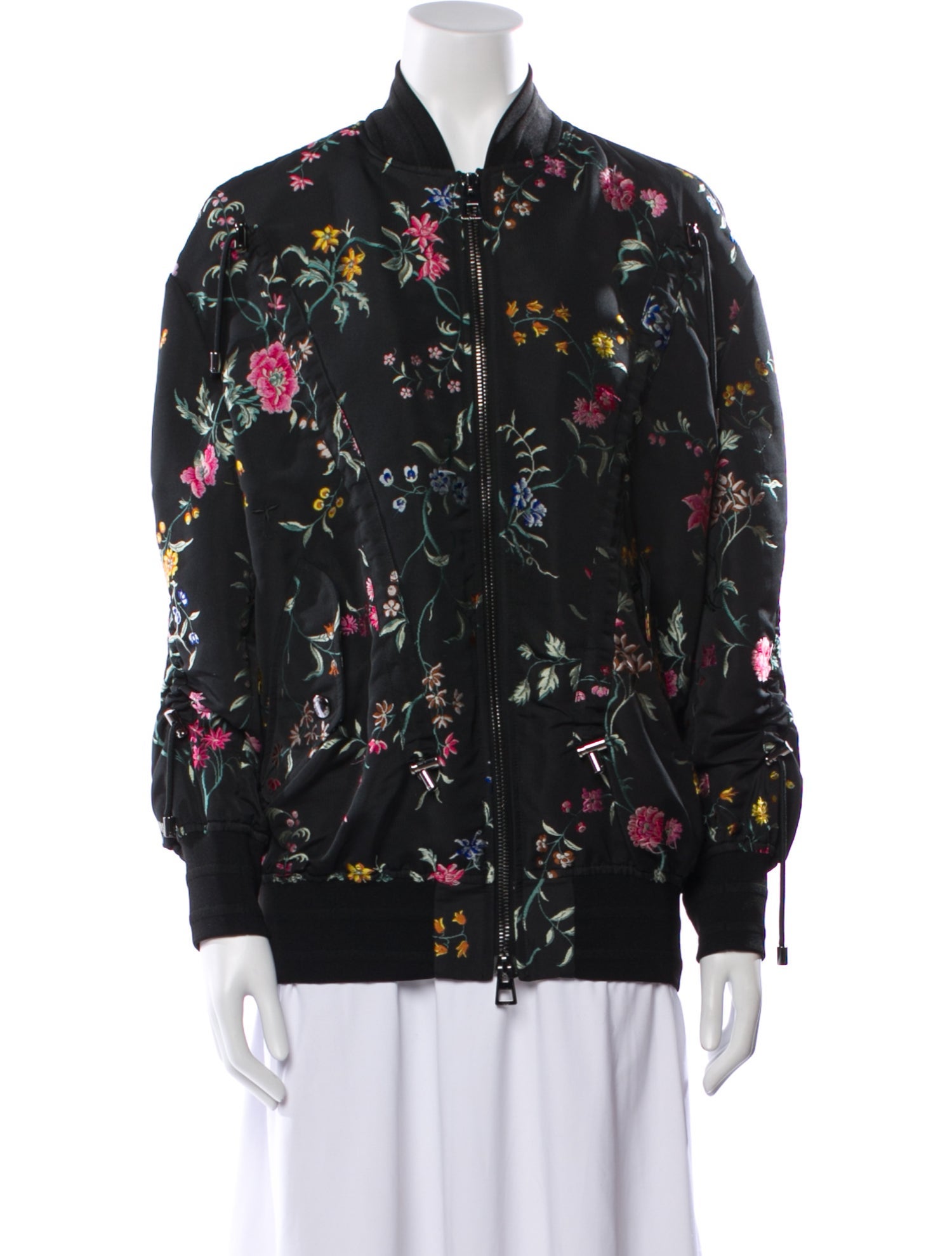 Christian Dior Floral Print Bomber Jacket