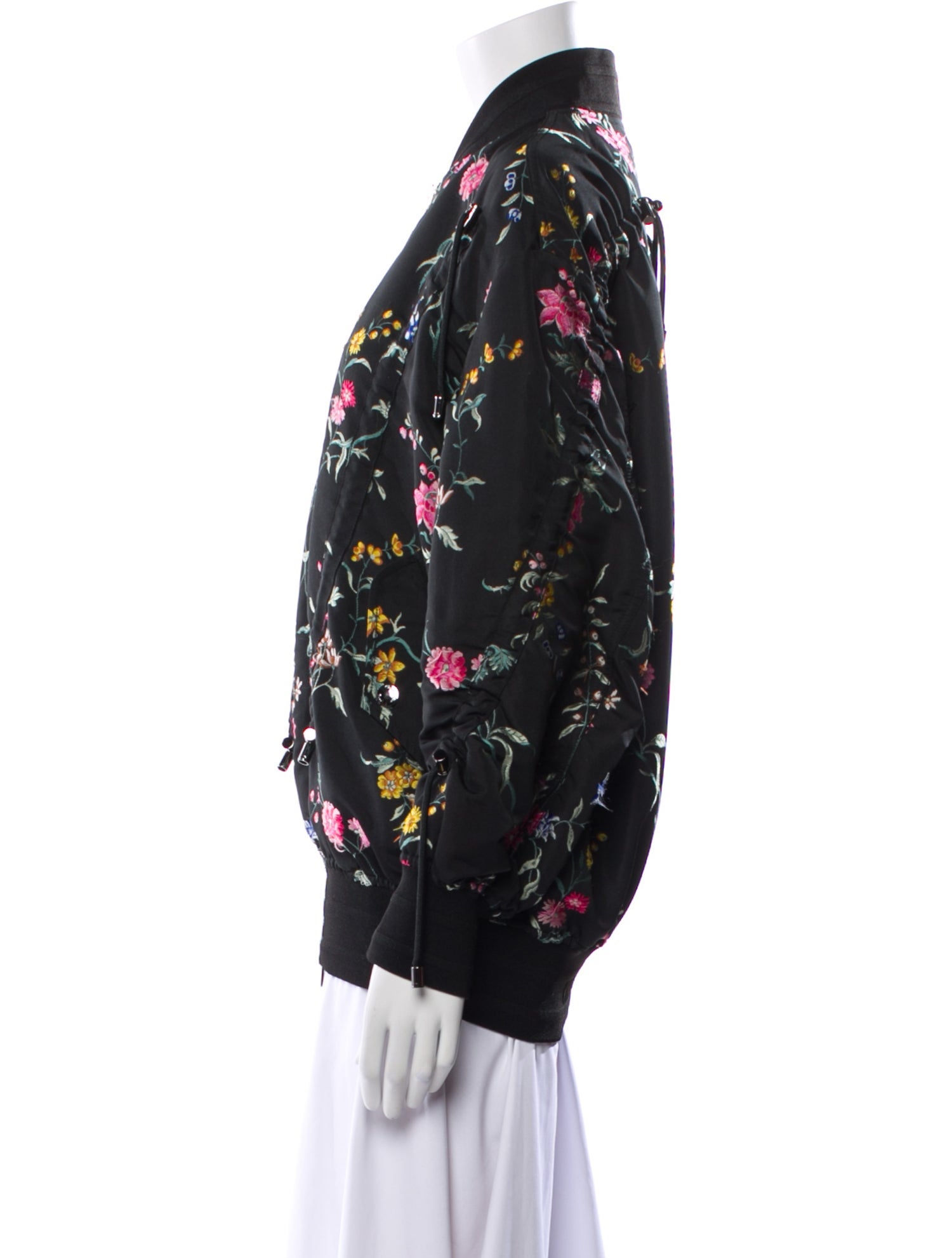 Christian Dior Floral Print Bomber Jacket