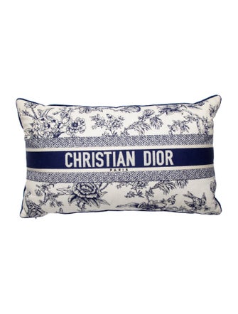 Christian Dior Jardin Botanique Rectangular Throw Pillow