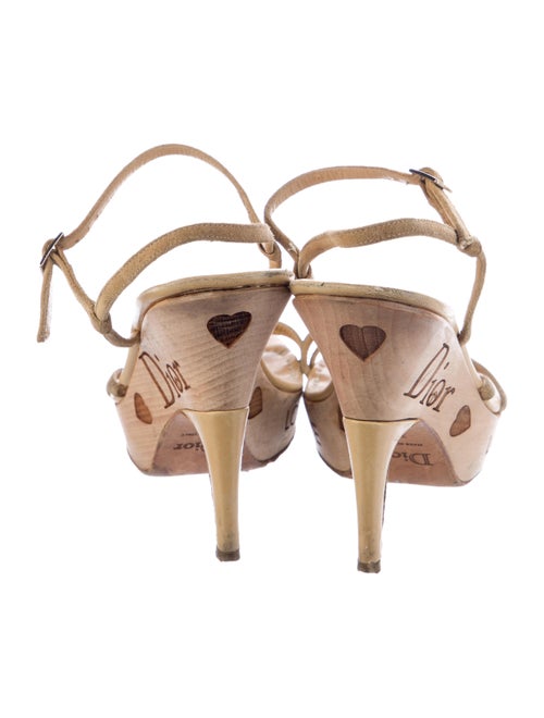 Christian Dior Suede Slingback Sandals