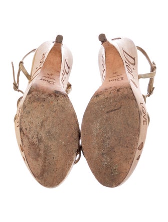 Christian Dior Suede Slingback Sandals