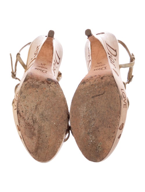 Christian Dior Suede Slingback Sandals