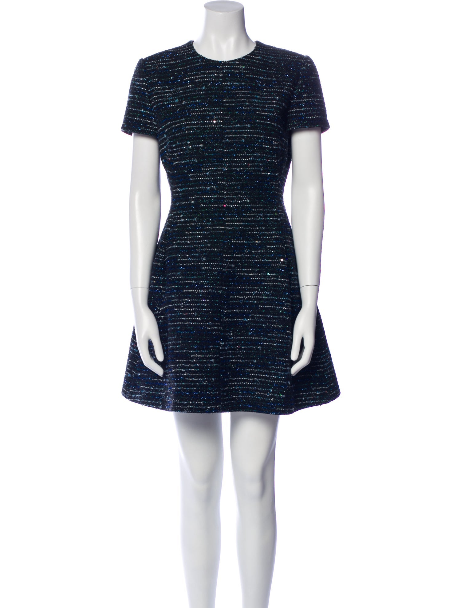 Christian Dior Crew Neck Mini Dress