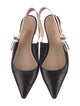 Christian Dior Leather Slingback Flats