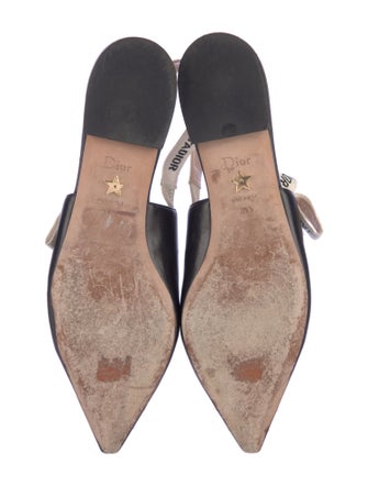 Christian Dior Leather Slingback Flats