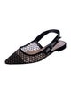 Christian Dior Mesh Mesh Accents Slingback Flats