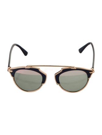 Christian Dior Round Mirrored Sunglasses