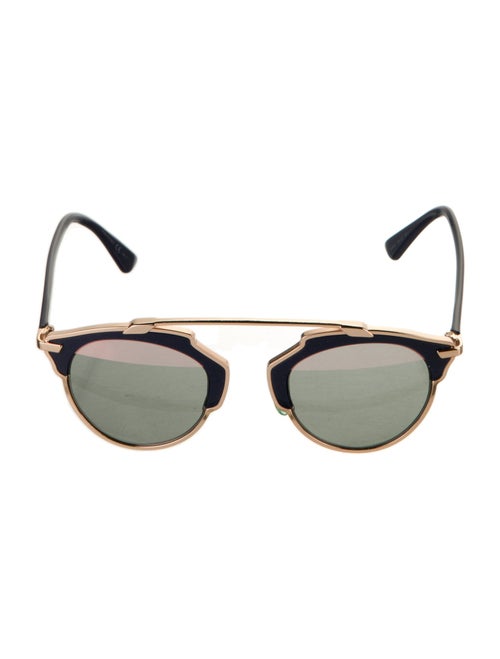 Christian Dior Round Mirrored Sunglasses