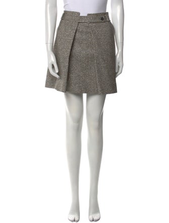 Christian Dior Pleated Accents Mini Skirt