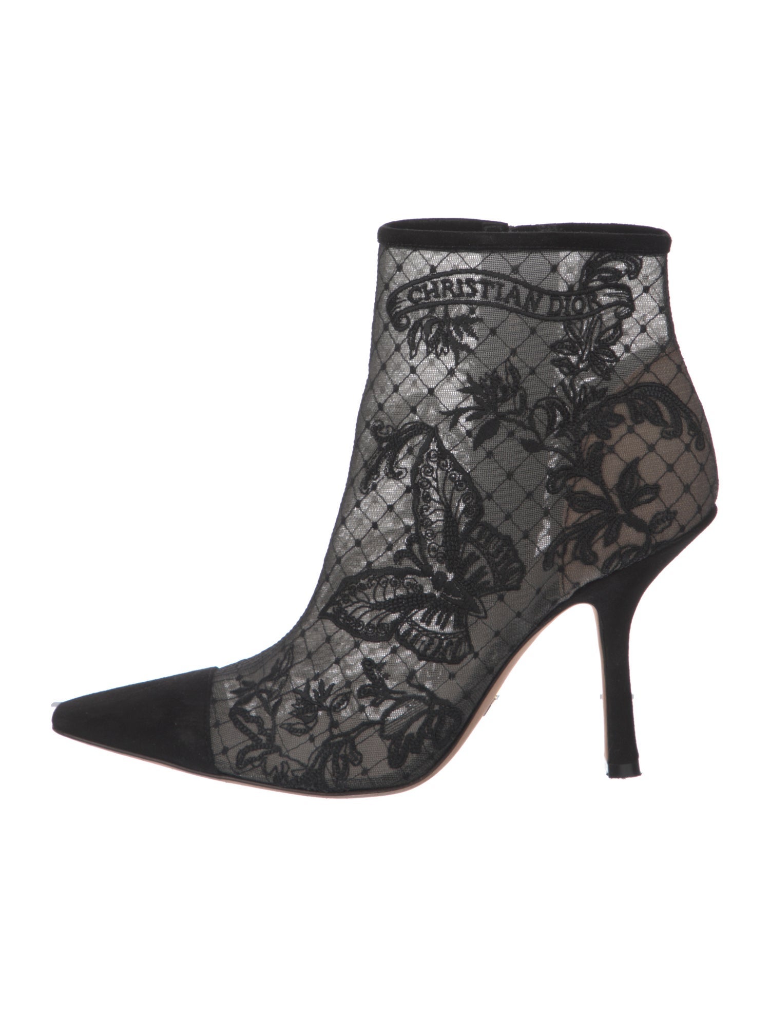 Christian Dior Lace Lace Pattern Boots