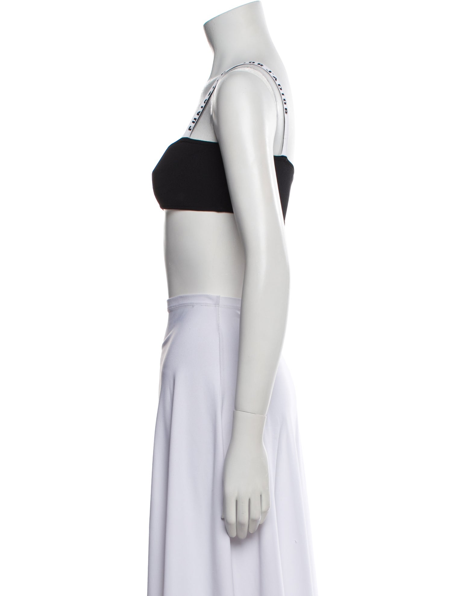 Christian Dior Square Neckline Sleeveless Crop Top