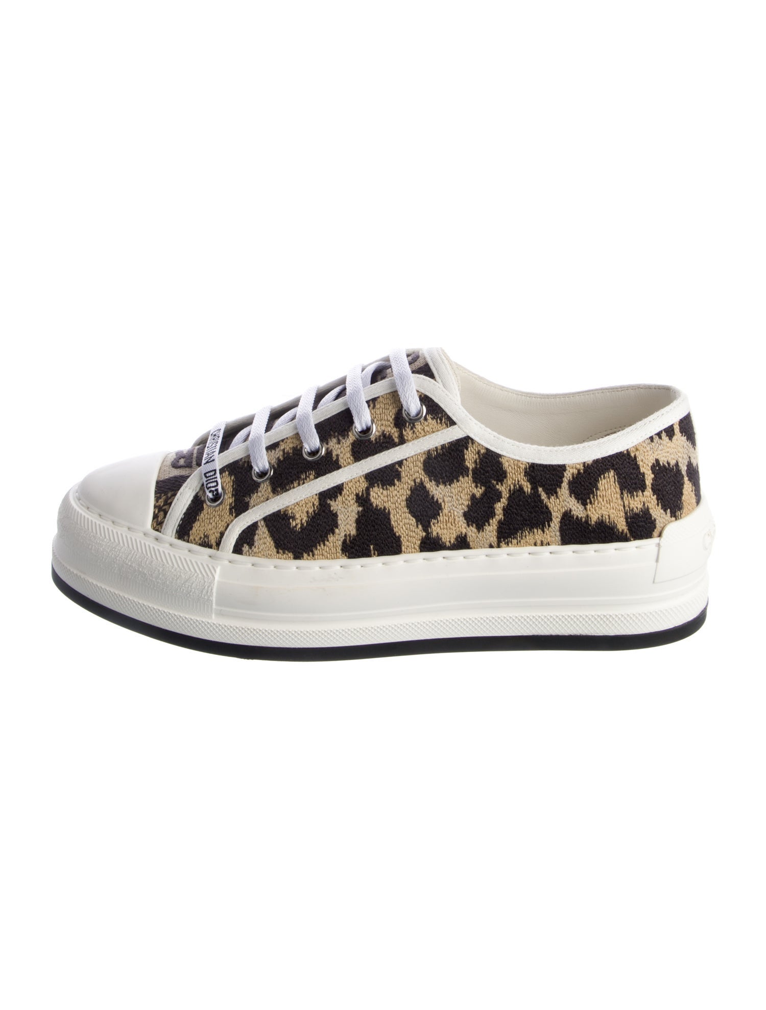 Christian Dior Walk'N'Dior Leopard Mizza Sneakers