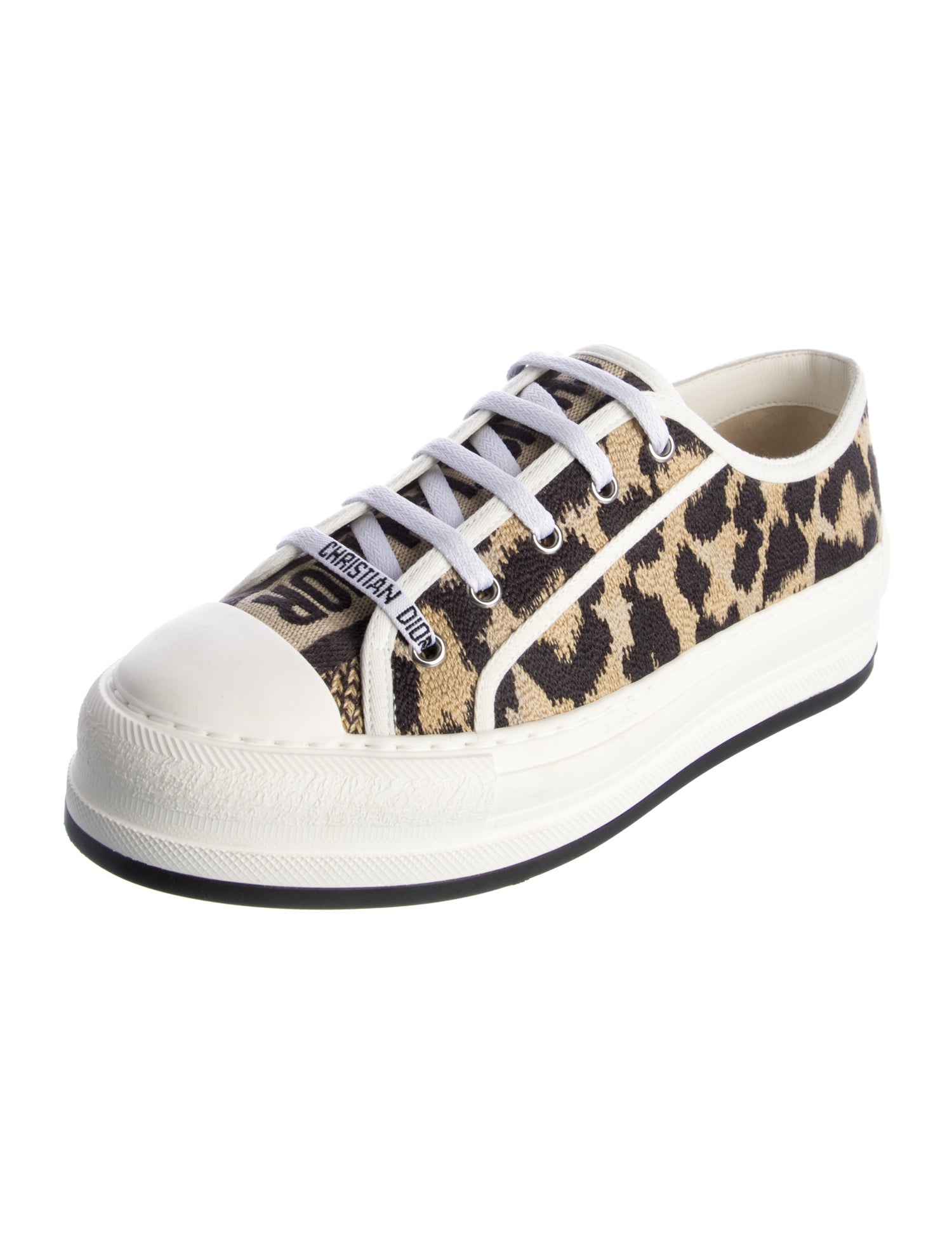 Christian Dior Walk'N'Dior Leopard Mizza Sneakers