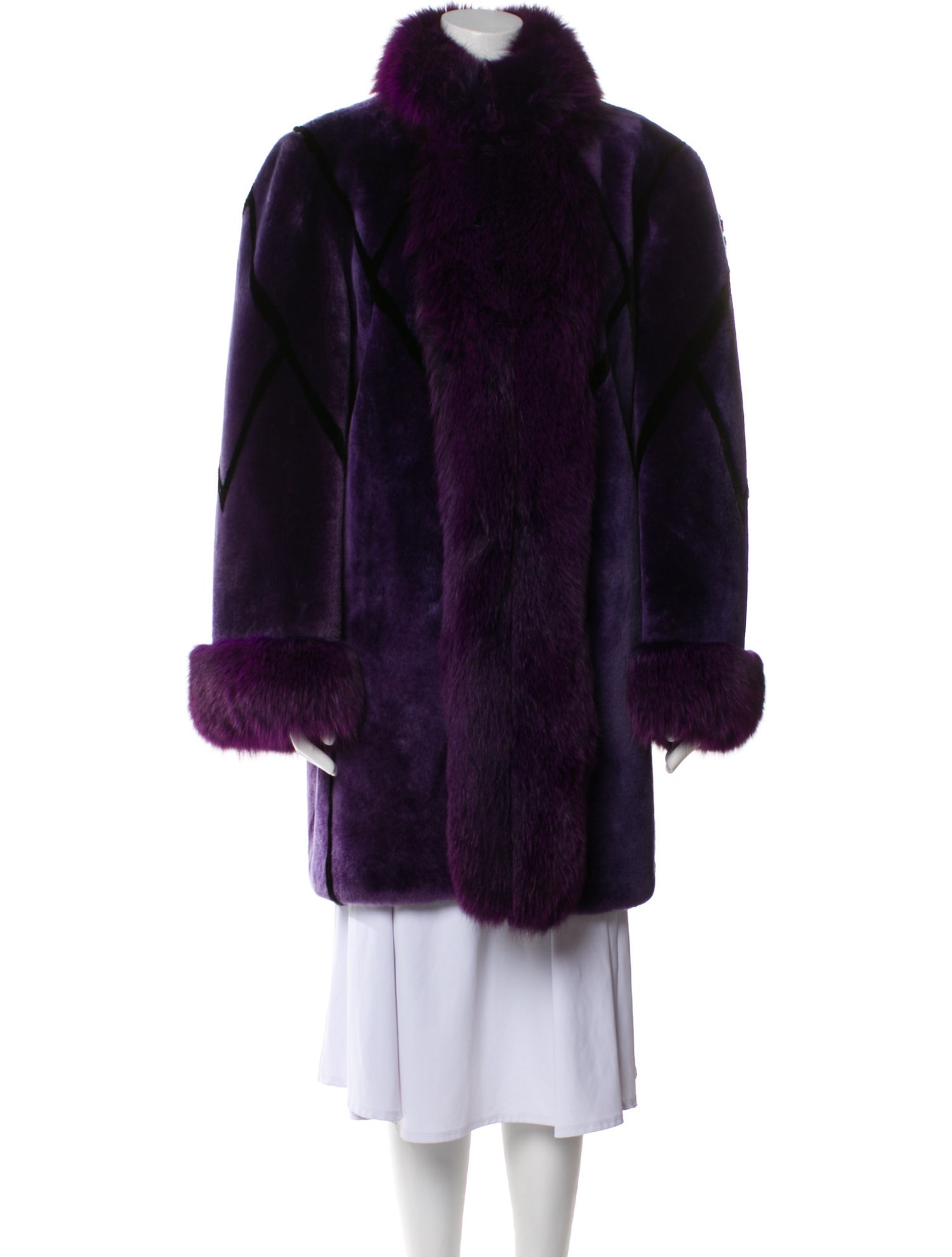 Christian Dior Vintage 1980's Fur Coat