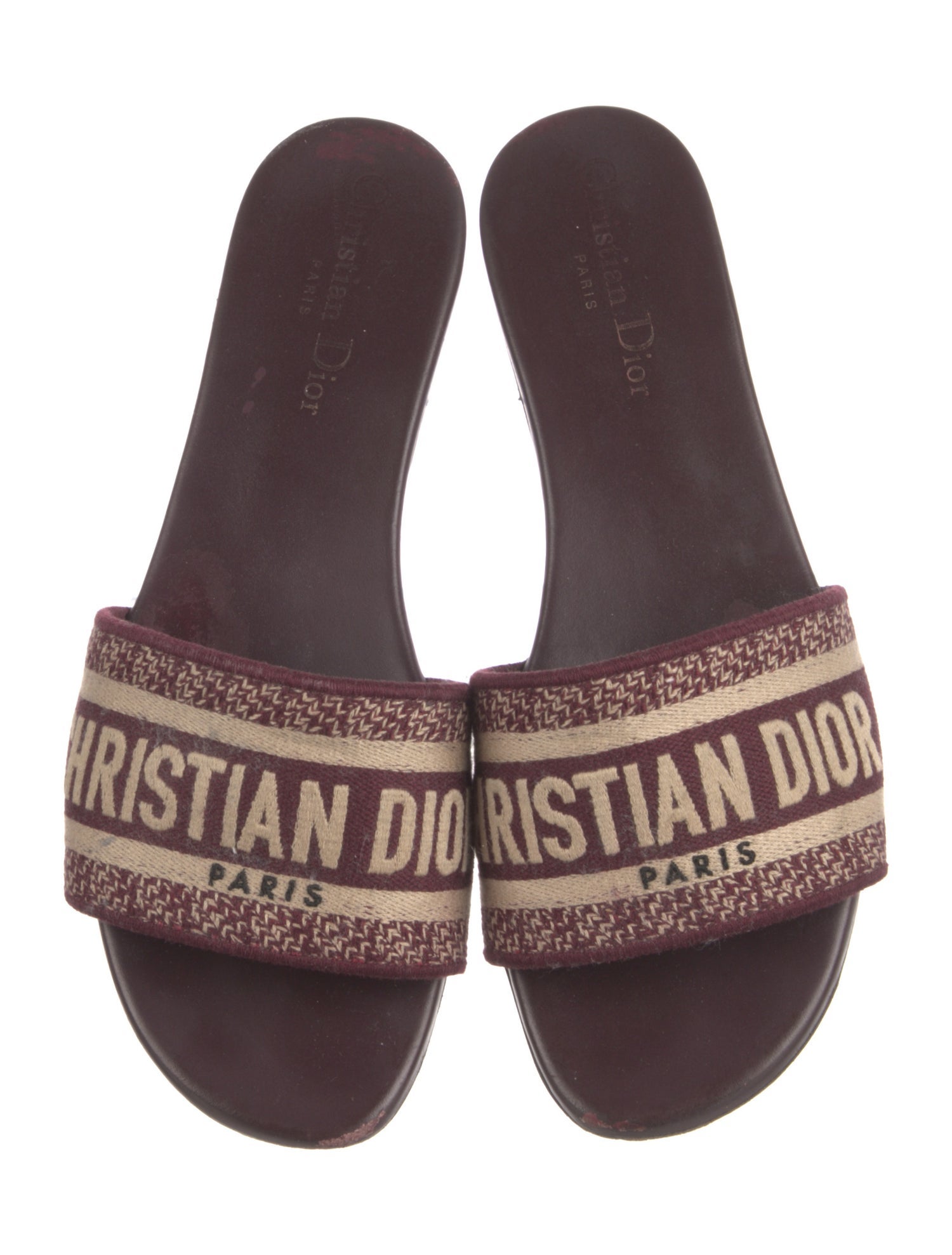 Christian Dior Printed Slides